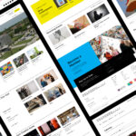 Oklahoma Contemporary Website Desktop Pages